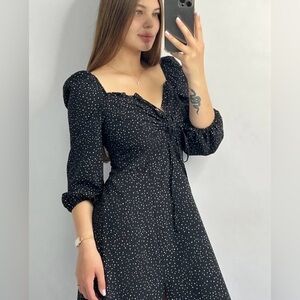 Black Polka Dot Dress
